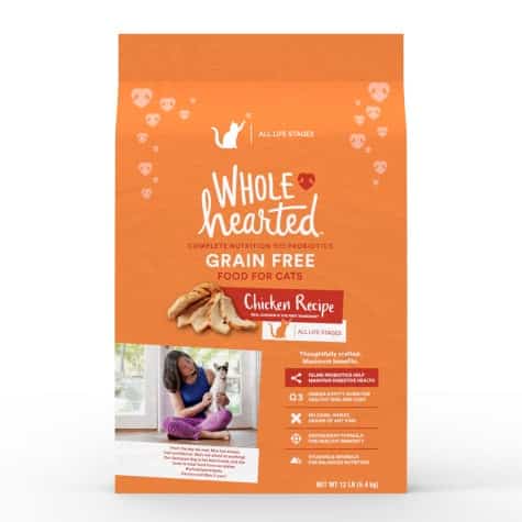 WholeHearted Grain Free Chicken Formula Dry Cat Food